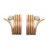 18CT GOLD OPAL EARRINGS