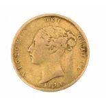 VICTORIAN HALF-SOVEREIGN COIN 1873