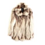 BLUE FOX FUR JACKET