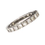 PLATINUM FULL DIAMOND ETERNITY RING