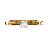 18CT GOLD DIAMOND RING