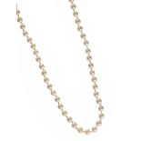 9CT GOLD STRAND OF PEARLS