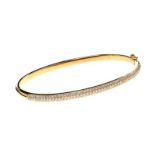 18CT GOLD DIAMOND BANGLE