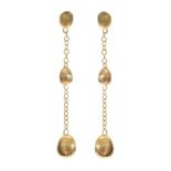 MARCO BICEGO 18CT GOLD DROP EARRINGS