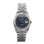 ROLEX 'OYSTER PERPETUAL DATEJUST' MEDIUM SIZE UNISEX ROLEX WRIST WATCH