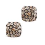 18CT ROSE GOLD DIAMOND EARRINGS