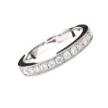 18CT WHITE GOLD DIAMOND BAND