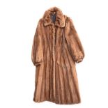 BUTTERSCOTCH MINK FUR COAT