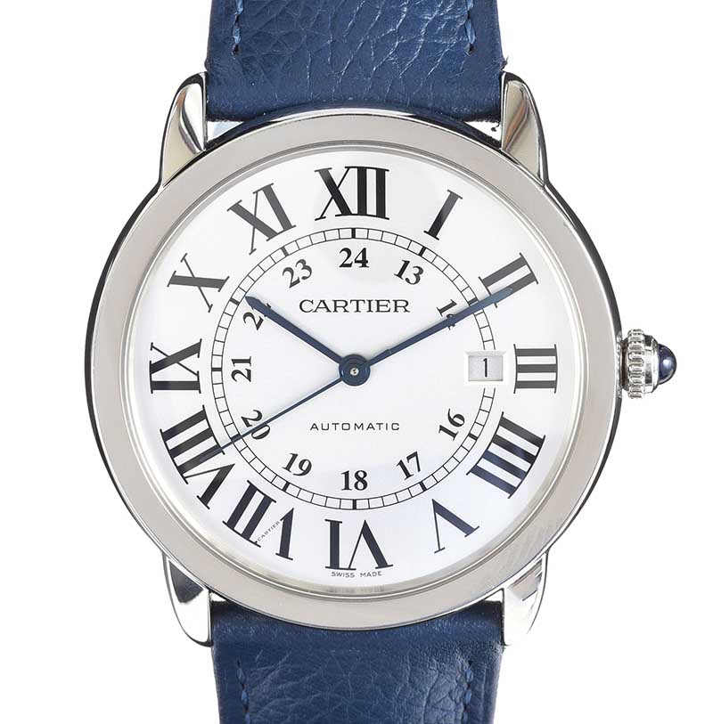 CARTIER 'RONDE SOLO DE CARTIER' 36MM STEEL STRAP UNISEX WRIST WATCH - Image 2 of 3