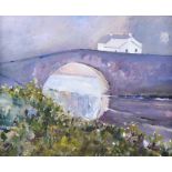 Sean Lorinyenko - COTTAGES AT LACKAGH BRIDGE BETWEEN DOWNINGS & CREESLOUGH - Watercolour Drawing - 8