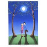 Paul Horton - THE GOODNIGHT KISS - Limited Edition Coloured Print (430/495) - 16 x 11 inches -