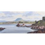 Samuel McLarnon, UWS - LURIG MOUNTAIN, CUSHENDALL - Oil on Canvas - 18 x 36 inches - Signed