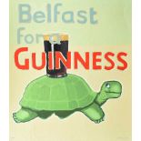 Spillane - BELFAST FOR A GUINNESS - Mixed Media - 29.5 x 25.5 inches - Signed