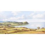 Samuel McLarnon, UWS - BALLYGALLY HEAD, COUNTY ANTRIM - Oil on Canvas - 16 x 30 inches - Signed