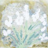 David Campbell - SNOW DROPS - Oil on Canvas - 8 x 8 inches - Signed