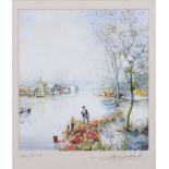 Jose Aguilar - BY THE RIVER - Limited Edition Print (208/250) - 7 x 6 inches - Unsigned