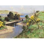 James Humbert Craig, RHA RUA - EARLY JUNE, CUSHENDUN, COUNTY ANTRIM - Oil on Canvas - 15 x 20 inches