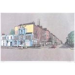 Eric Patton, RHA - DUBLIN STREET - Limited Edition Coloured Print (73/999) - 12 x 19 inches -