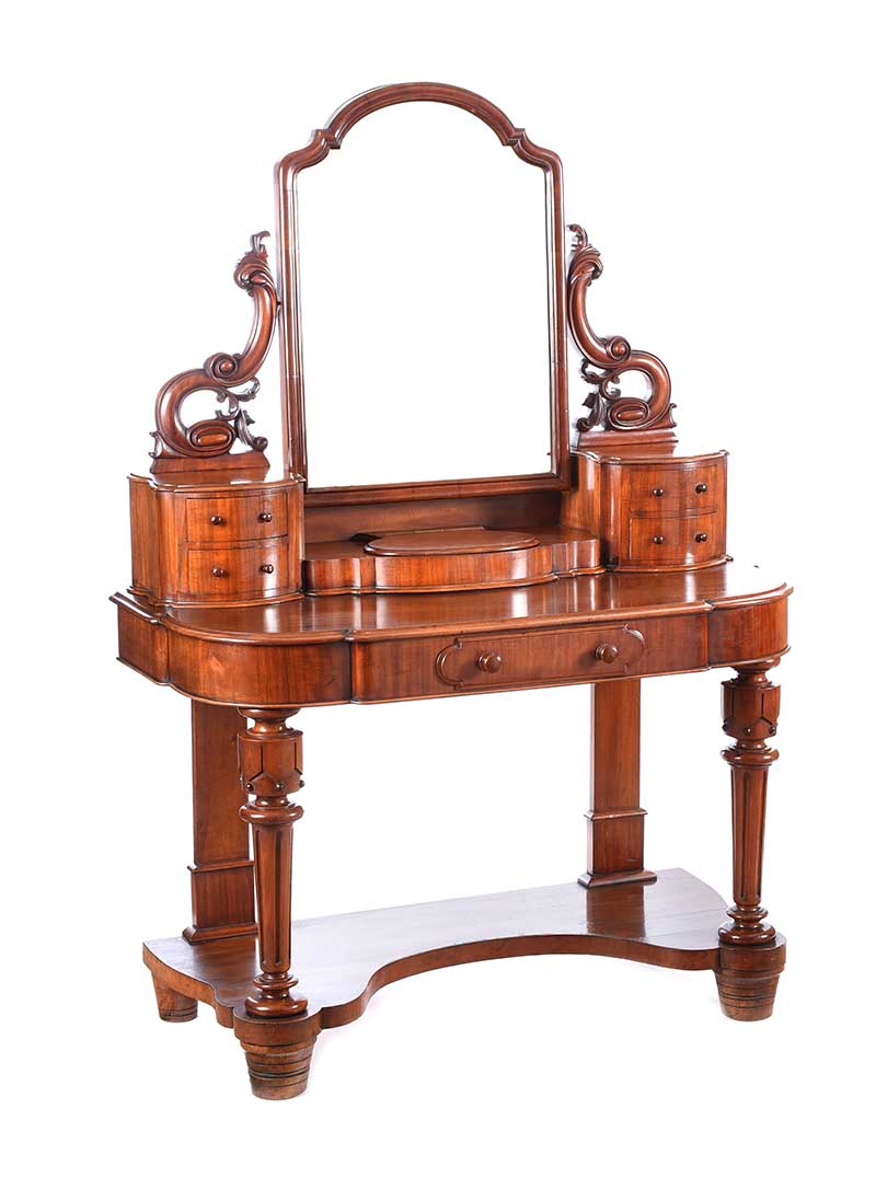 VICTORIAN MAHOGANY DUCHESS DRESSING TABLE