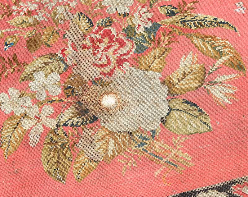 VICTORIAN TAPESTRY STOOL - Image 3 of 7