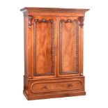 VICTORIAN MAHOGANY WARDROBE