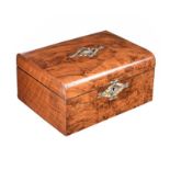 VICTORIAN WALNUT JEWELLERY BOX