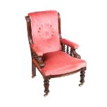 VICTORIAN MAHOGANY ARMCHAIR