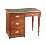 EDWARDIAN MAHOGANY DESK