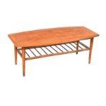 NINETEEN SEVENTIES TEAK COFFEE TABLE