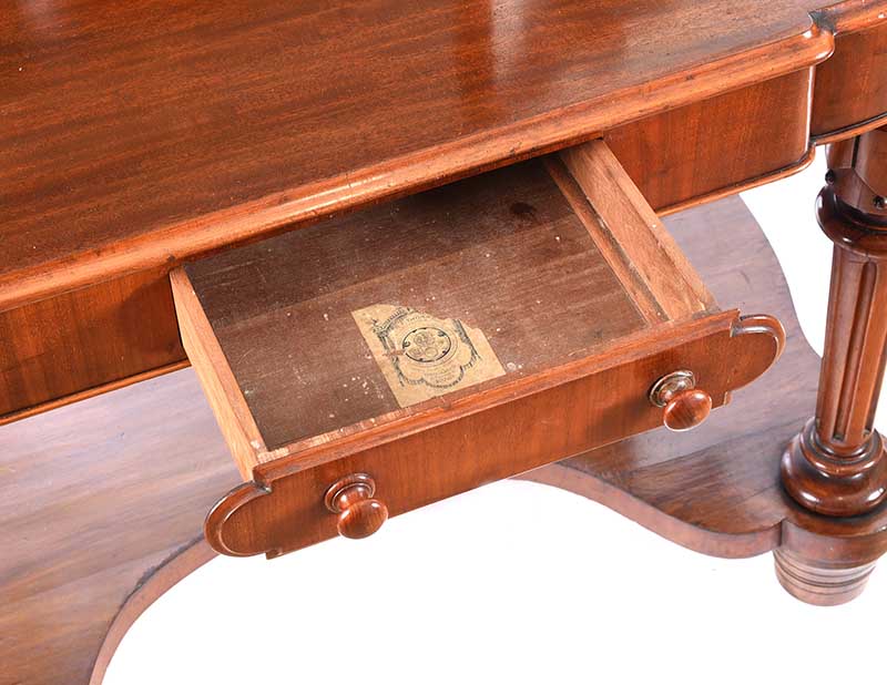 VICTORIAN MAHOGANY DUCHESS DRESSING TABLE - Image 5 of 9