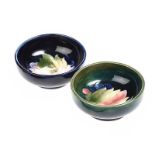 TWO MOORCROFT PIN DISHES