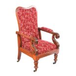 WILLIAM IV LIBRARY CHAIR