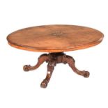 ANTIQUE WALNUT COFFEE TABLE