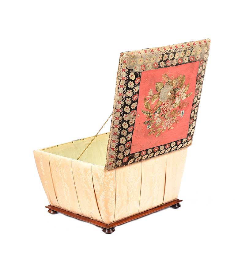 VICTORIAN TAPESTRY STOOL - Image 7 of 7