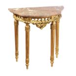 ANTIQUE GILT CONSOLE TABLE