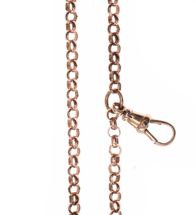 9CT ROSE GOLD BELCHER CHAIN