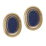 TIFFANY & CO. LAPIS LAZULI EARRINGS