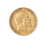 1905 HALF SOVEREIGN COIN