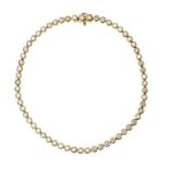 18CT GOLD DIAMOND BRACELET