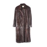 RANCH MINK DARK FUR COAT