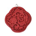 CINNABAR PENDANT