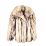 BLUE FOX FUR JACKET