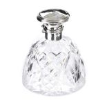 SILVER TOPPED SCENT BOTTLE
