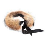 LUXURIOUS RACOON FUR COLLAR BY BRAND 'MI LOVES'