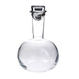 GEORG JENSEN STERLING SILVER CUFFED DECANTER