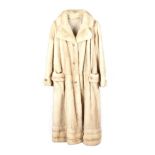 BLONDE MINK FUR COAT