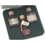 CASED MINIATURE PERFUME (BAT-SHEBA) SET BY JUDITH MULLER