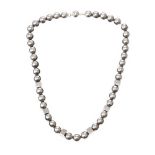 STRAND OF STERLING SILVER BEADS