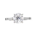 PLATINUM DIAMOND SOLITAIRE RING WITH GIA GEMMOLOGICAL CERTIFICATE