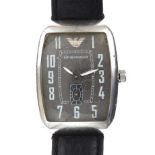 EMPORIO ARMANI STAINLESS STEEL GENT'S WRIST WATCH